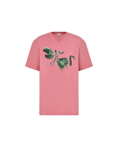 Dior x CACTUS JACK Oversized T-shirt Pink